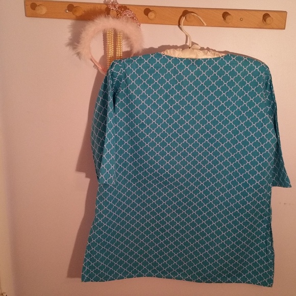 Lexi York Size 10 Blue Swim Suit Coverup Top - Picture 4 of 8